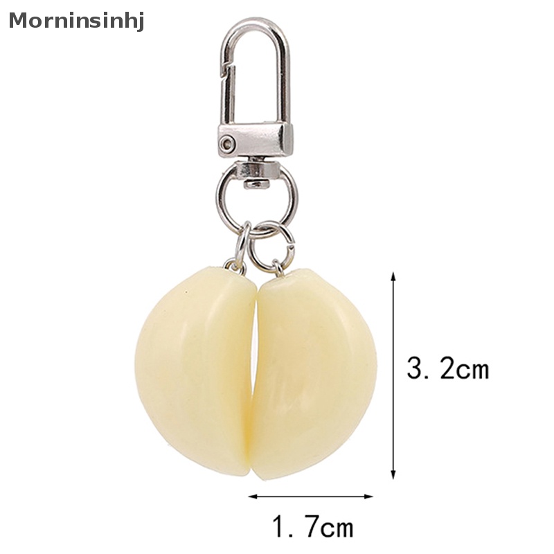 Mornin1:1 Garlic Keychain Gantungan Kunci Sayur Imitasi Gantungan Kunci Kreatif Dengan Gesper Lobster Liontin Tas Unik Liontin Lucu Charm Untuk Handbag Phone Backpack id