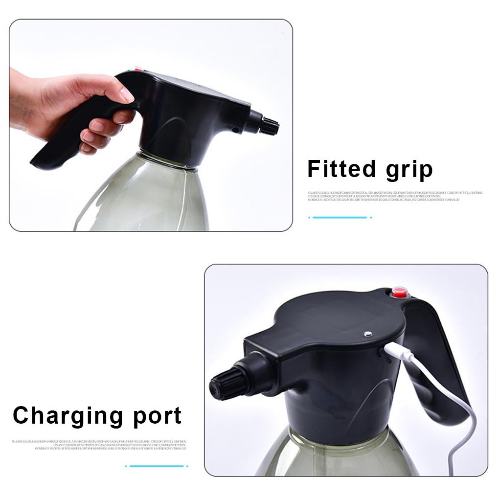 2l Botol Semprot Elektrik Isi Ulang Otomatis Penyiraman Dapat Dengan Nozzle Dipanjangkan Alat Irigasi Sprayer Cleaning
