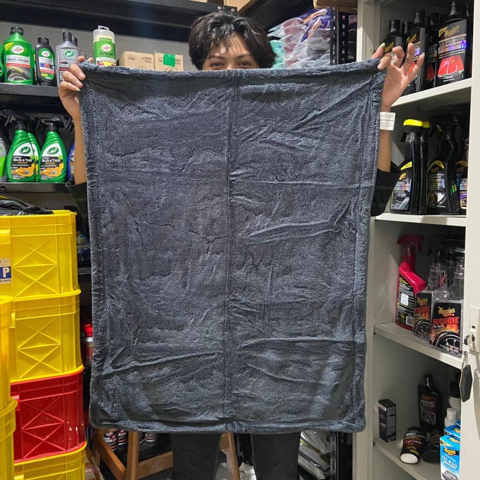 MAX'S Polishes Drying Towel Double Side 1200GSM - Lap Microfiber JUMBO
