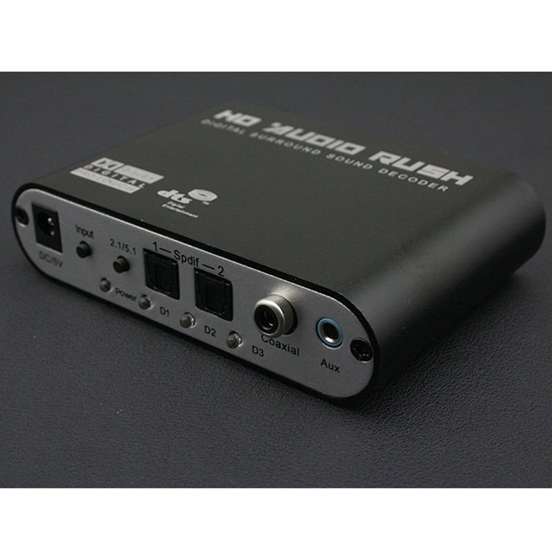 DTS / Dolby AC3 Decoder to Active Speaker 5.1 Converter - HD51-A