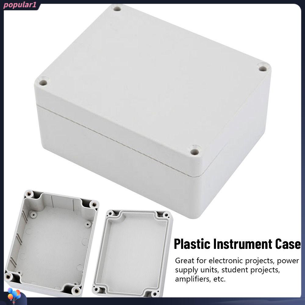 Populer Kotak Proyek Elektronik Putih ABS Plastik Kualitas Tinggi Power Transformer Case