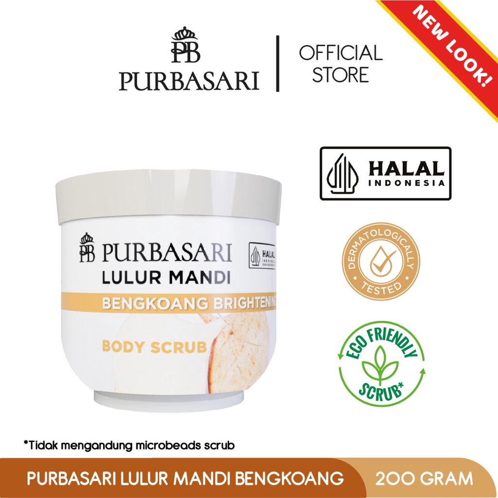 Purbasari Lulur Mandi 200gr / Body Scrub