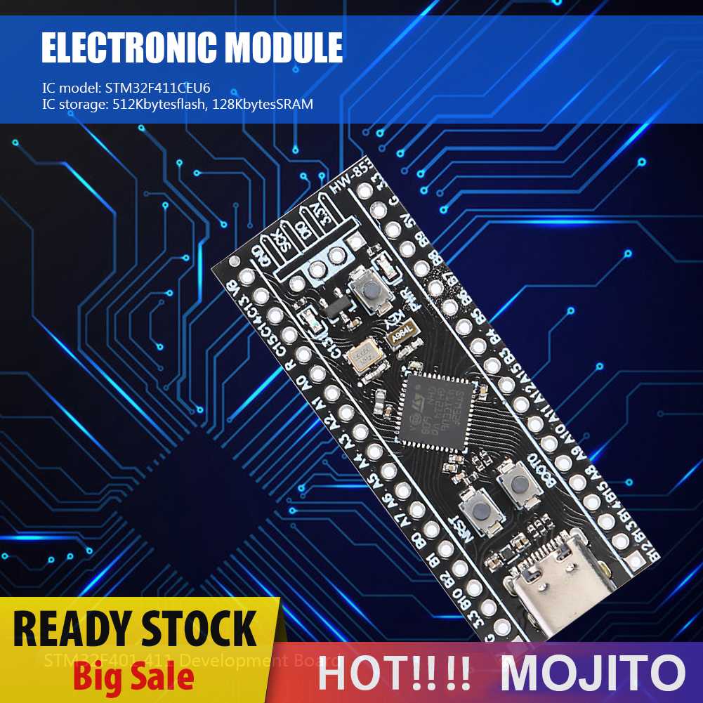 Stm32f401/411papan Pengembangan V1.3 25MHZ+32.768Khz 6PF Osilator Kristal