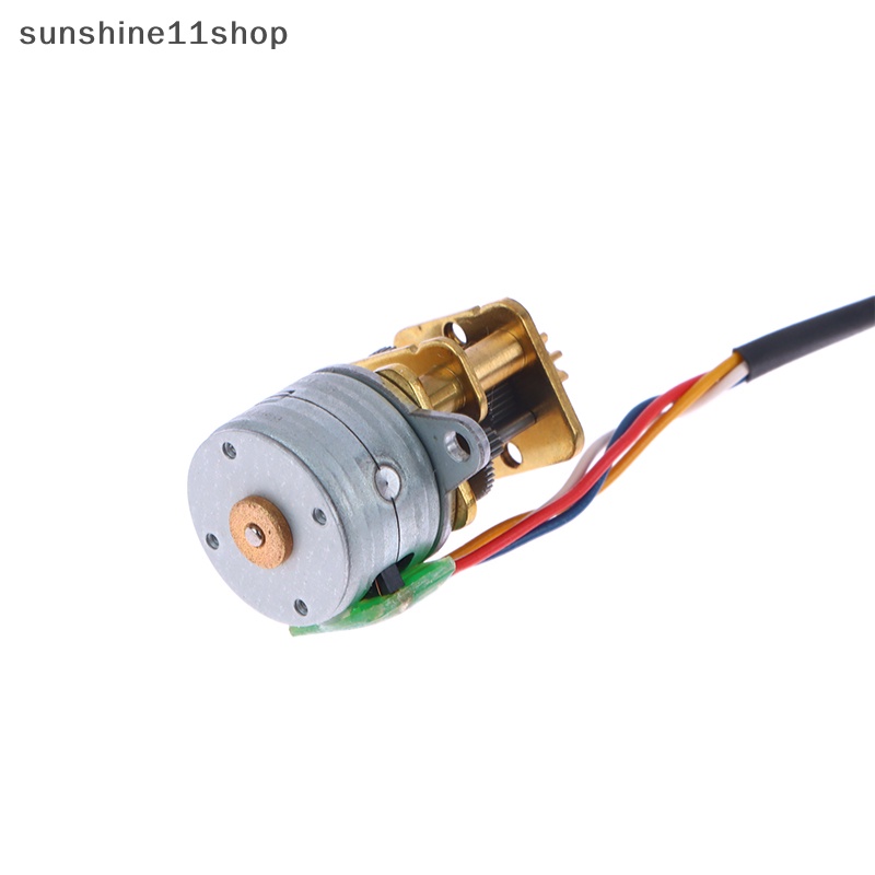 Sho Metal Gear Stepper Motor Diameter 15mm Presisi Tinggi Dua Fase Empat-Kawat Micro Motor Alat Presisi Motor DC N