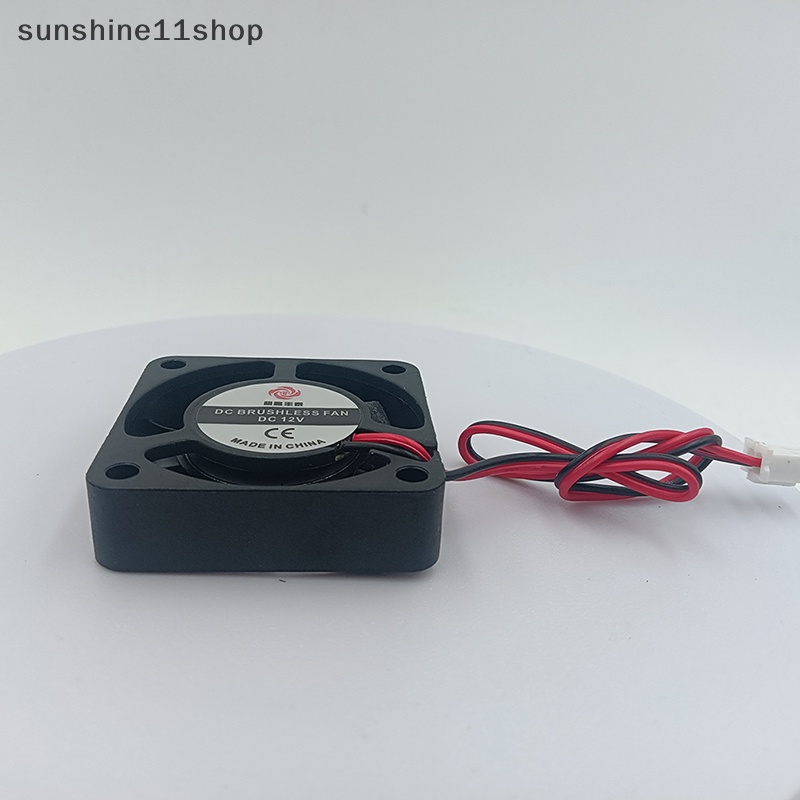 Sho 40mm*40mm*10mm 5V 12V Mini Laptop DC Brushless Cooling Fan 2PIN PC Komputer Case Pendingin N