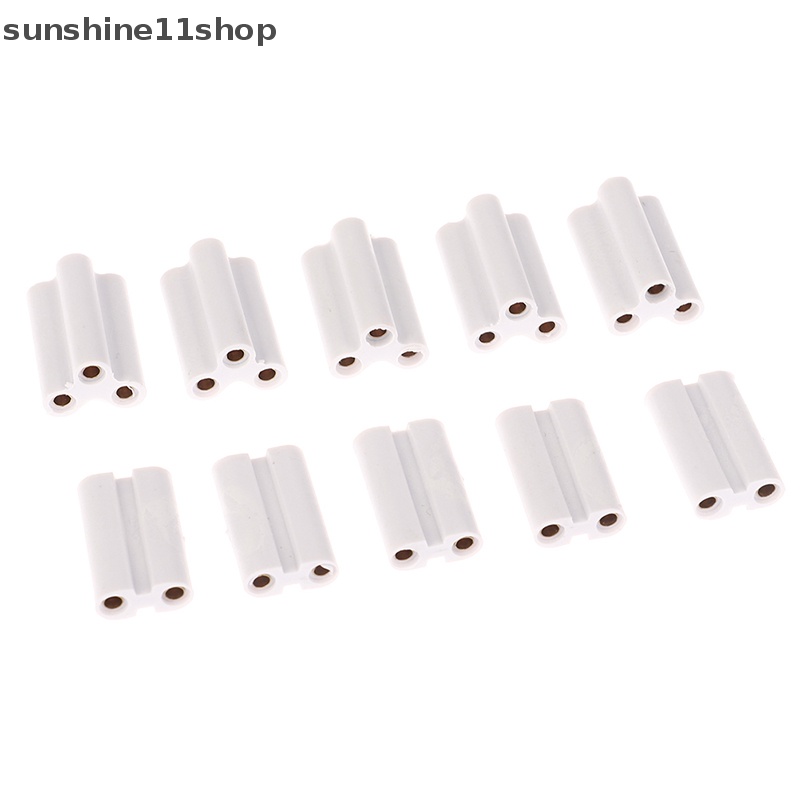 Sho 10Pcs Unit Sambungan Konektor Neon Led Untuk Lampu Tabung T5 T8 2pin 3pin N