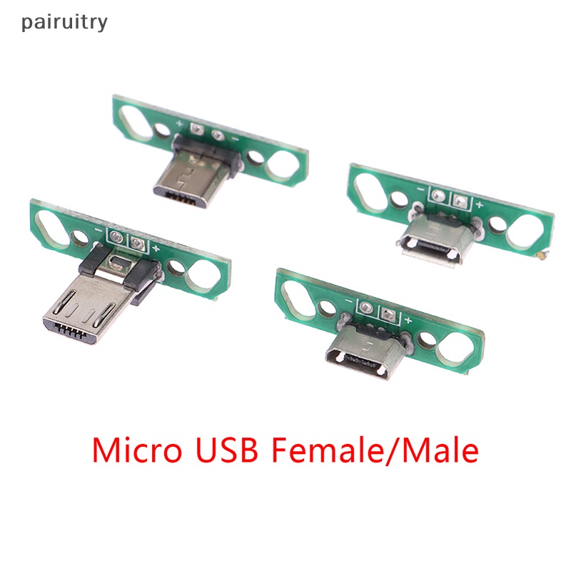 Prt Untuk Micro Data Charging Kabel Jack Test Board Dengan Header Pin 90derajat Micro USB Female Male Connector PRT