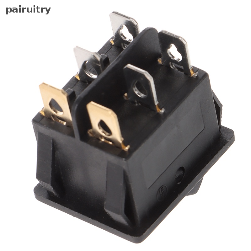 Prt KCD6 6PIN 16A 220V Saklar Lampu Ganda Rocker Switch ON-OFF KCD6 Tombol Lampu Boat Power Switch PRT