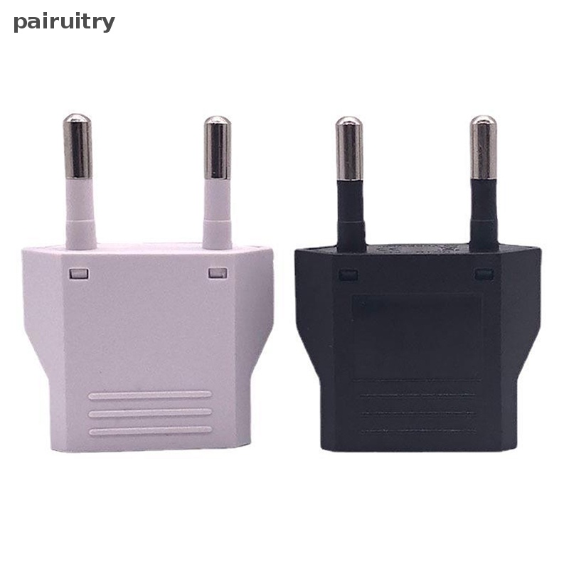 Adaptor Colokan Listrik Travel PRT Amerika China Ke EU Eropa 6A Konektor Converter Colokan 2pin PRT