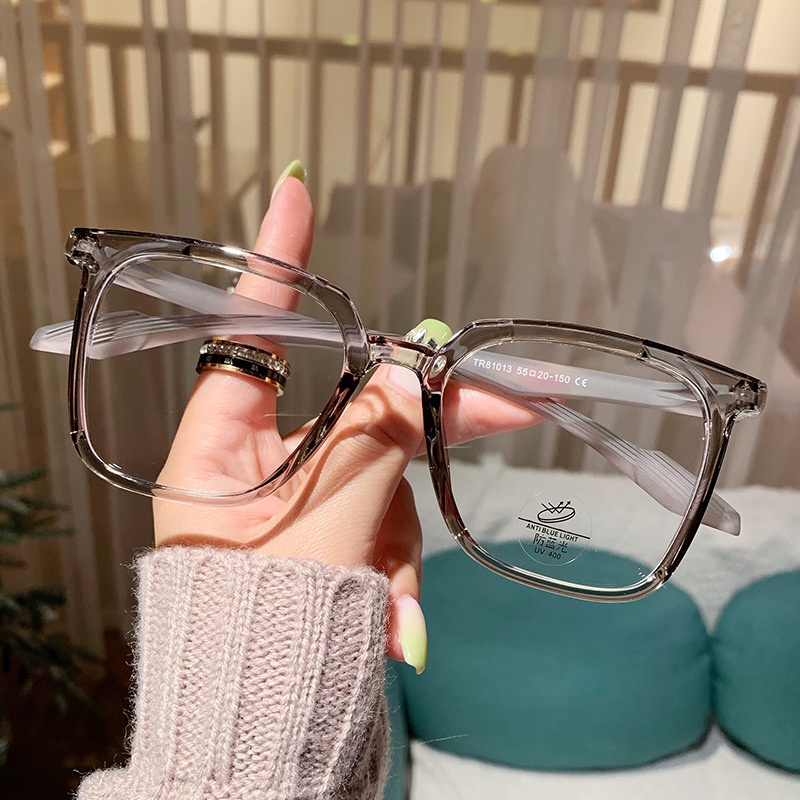 Tr90 Anti Blue Light Blocking Glasses Clear Kacamata Anti Radiasi Lensa Tergantikan Untuk Wanita/Pria