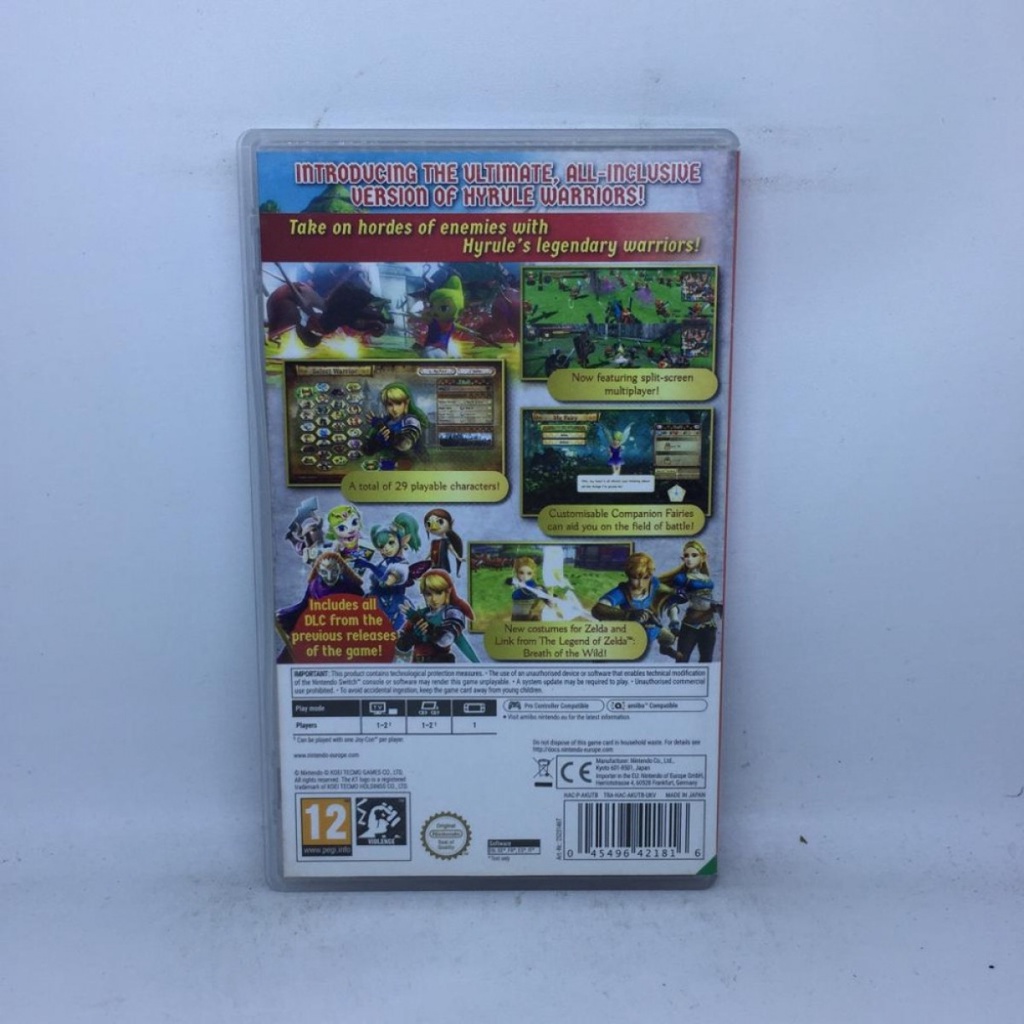 Nintendo Switch Hyrule Warriors Definitive Edition