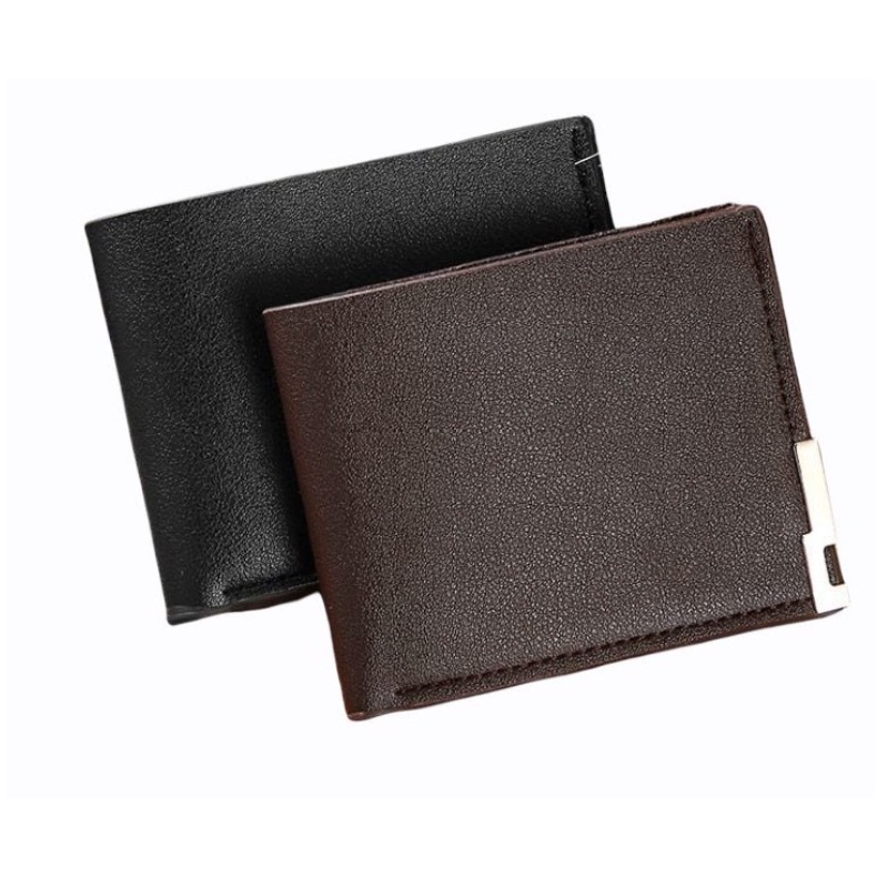 PA Dompet Kulit Sintetis Dompet Lipat Pria Dompet Dompet Fashion Dompet Kulit PU Leather TF083