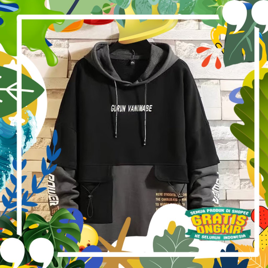 BRAINLY hoodie pria sunmori jaket prostreet  sweater distro stlye motor black edition dragon phoenix