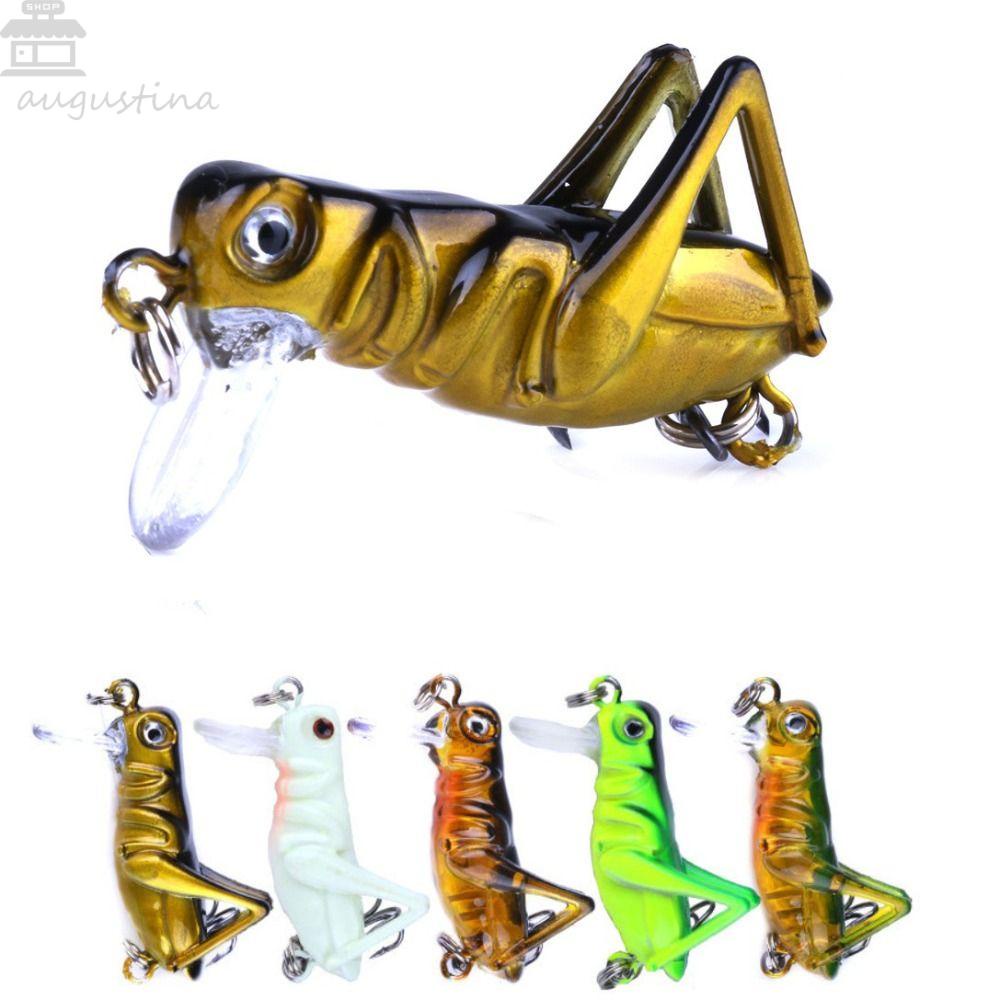 Umpan Serangga Belalang Agustina Memancing Air Tawar Manusia Hidup Terbang Jig Wobbler Umpan Pancing Luminous Dengan10 # Hooks Flying Lure/Umpan Terbang
