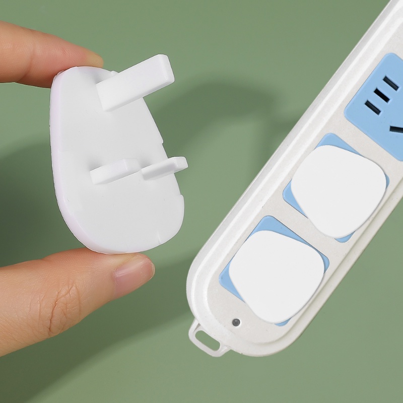 Compact ABS Anti Listrik UK Power Socket Colokan Listrik Penutup Pelindung Stop Kontak Putih Bermanfaat Pengaman Bayi Anak Pelindung Pengaman Pengaman