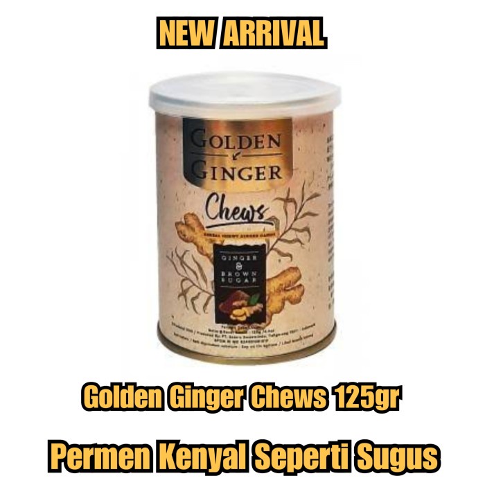 

Viral Realpict Permen Golden Ginger Herb Candy 150gr - CHEWS