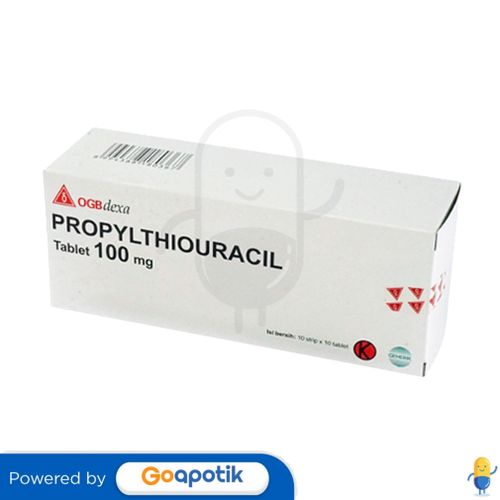 Propylthiouracil Ogb Dexa Medica 100 Mg Box 100 Tablet