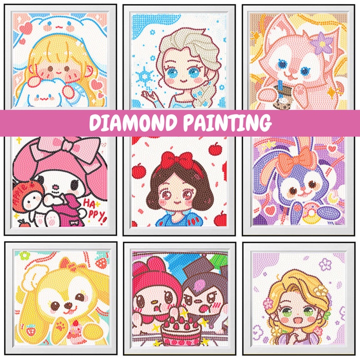 Diamond Painting 5D Kit Mainan DIY Anak Lukisan Diamond ST0048