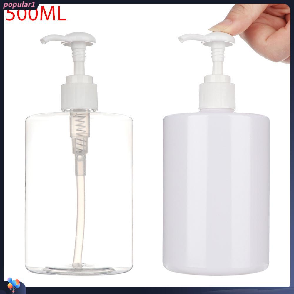 Populer Dispenser Sabun Perlengkapan Kamar Mandi Bentuk Bulat Transparan Hand Sanitizer Isi Ulang