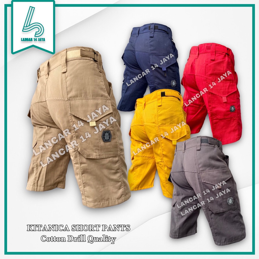 Celana Tactical Pendek Celana Kitanica Tactical Pria Bahan Cotton Drill