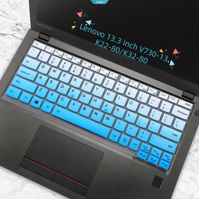 Keyboard Laptop Tahan Air Kualitas Tinggi TPU Film Pelindung Untuk Lenovo 13.3 Inch V730-13 K22-80/K32-80 Keyboard Silikon Penutup Pelindung Film Tahan Debu [ZK]