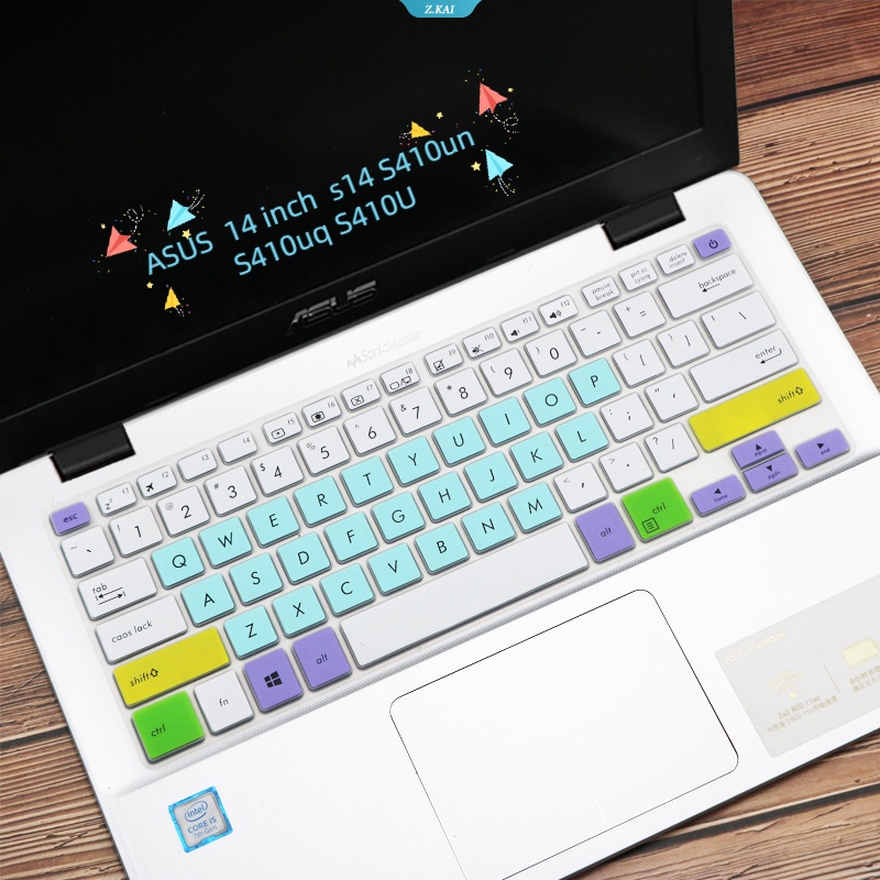 Cover Pelindung Laptop Slim Lembut Nyaman Untuk Model ASUS 14inch S14 S410un S410uq S410U Keyboard Cover Waterproof Silicone Cover Pelindung [ZK]