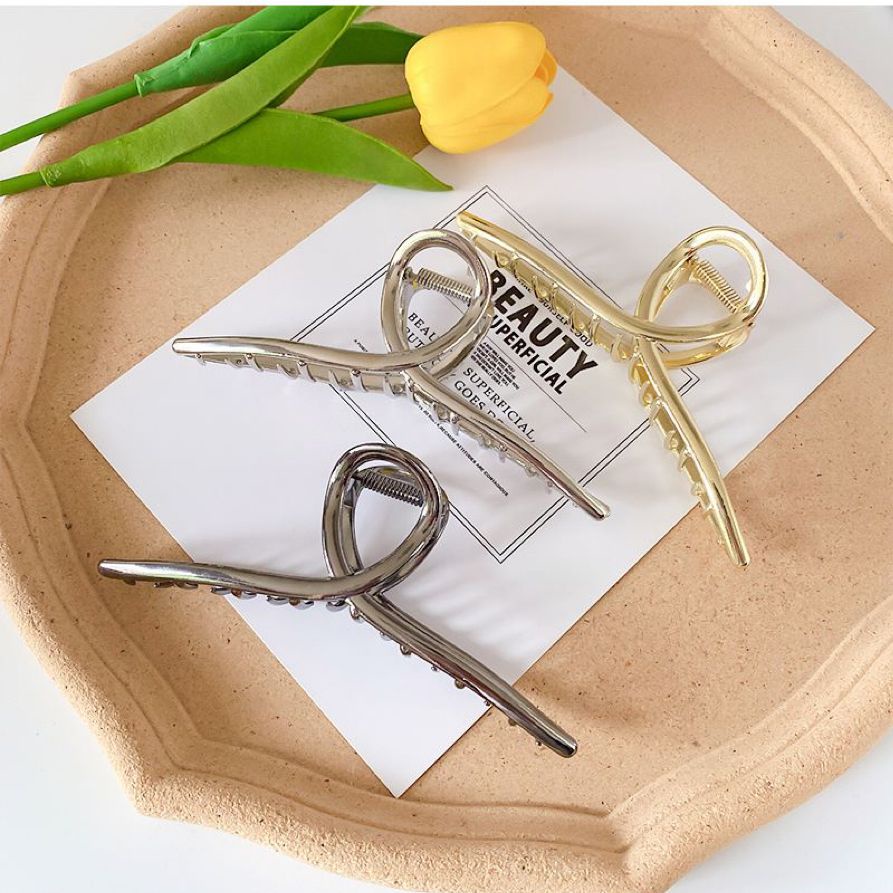 Jepit Rambut Korea Jedai Fashion Besar 14CM Wanita Elegan High Quality Impor