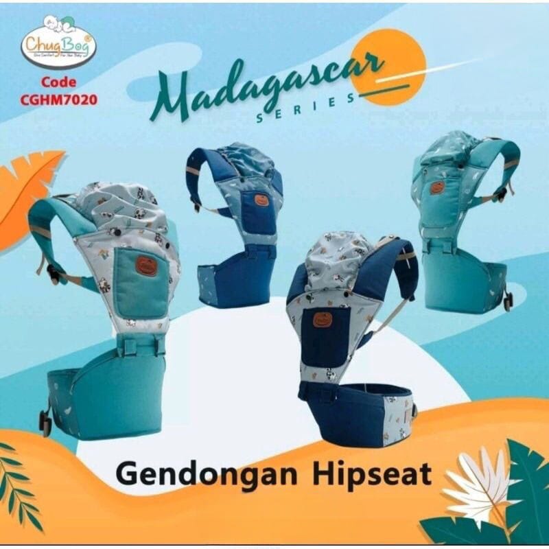 CHUGBOG GENDONGAN HIPSEAT MADAGASCAR SERIES CGHM7020 / GENDONGAN BAYI