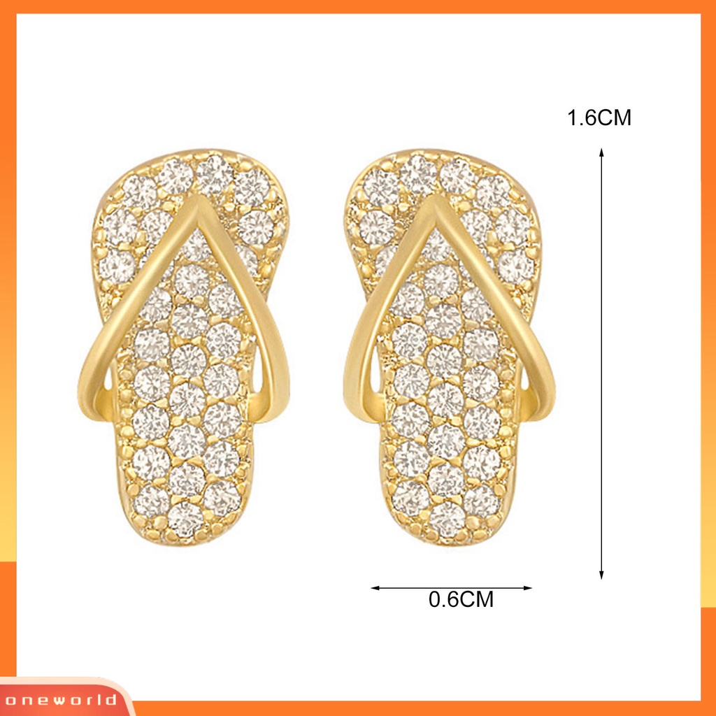 [WOD] Anting Kreatif Gaya Alloy Lucu Berbentuk Slop Wanita Ear Studs Untuk Wanita