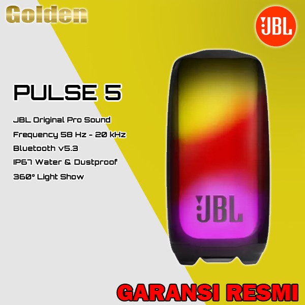 JBL Pulse5 / Pulse 5 Bluetooth Portable Speaker Garansi Resmi IMS