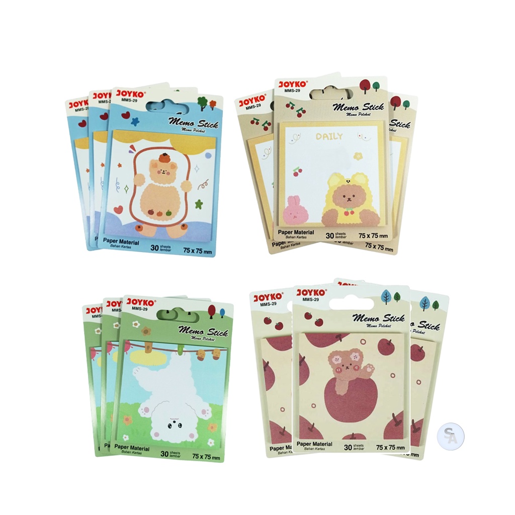 

JOYKO - Kertas Memo Memo Stick MMS-29 Bear - Pad