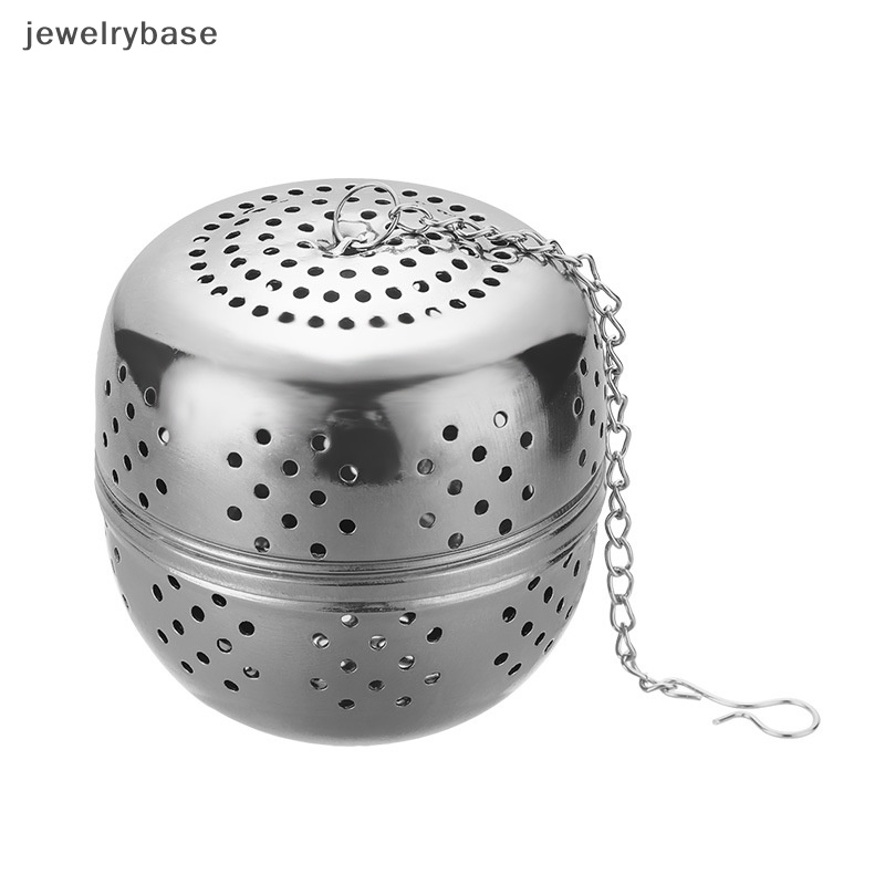 [jewelrybase] Bola Stainless Steel Tea Leak Ball Tea Leak Mesh Filter Saringan Teh Infuser Butik