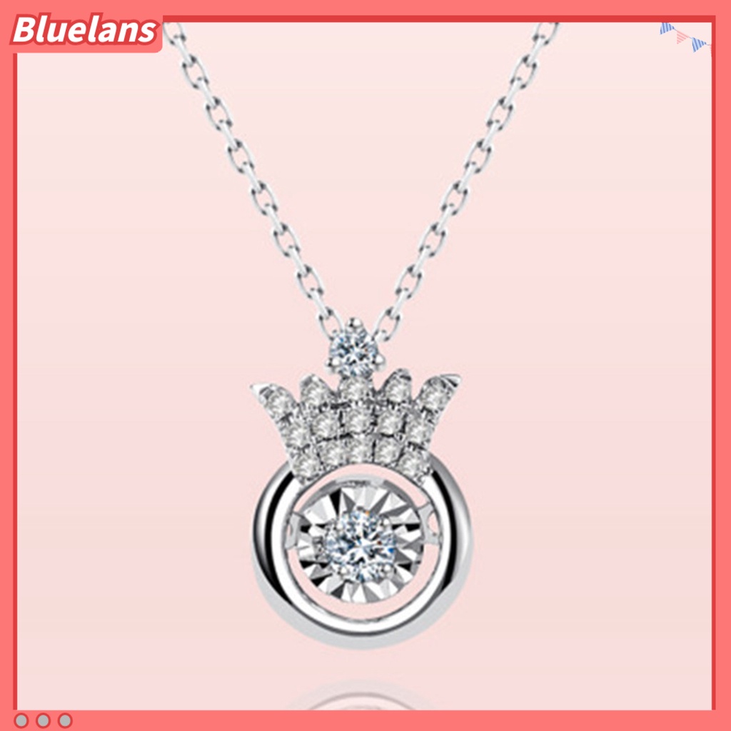 [BLS] Kalung Liontin Berkilau Trobbing Heart Copper Women Jewelry Necklace Untuk Istri