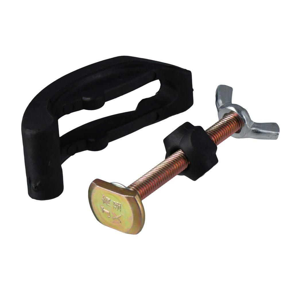 Populer 5Pcs Hold Down Clamp Penjepit Slot Miter T-track Akting Cepat Tahan Lama