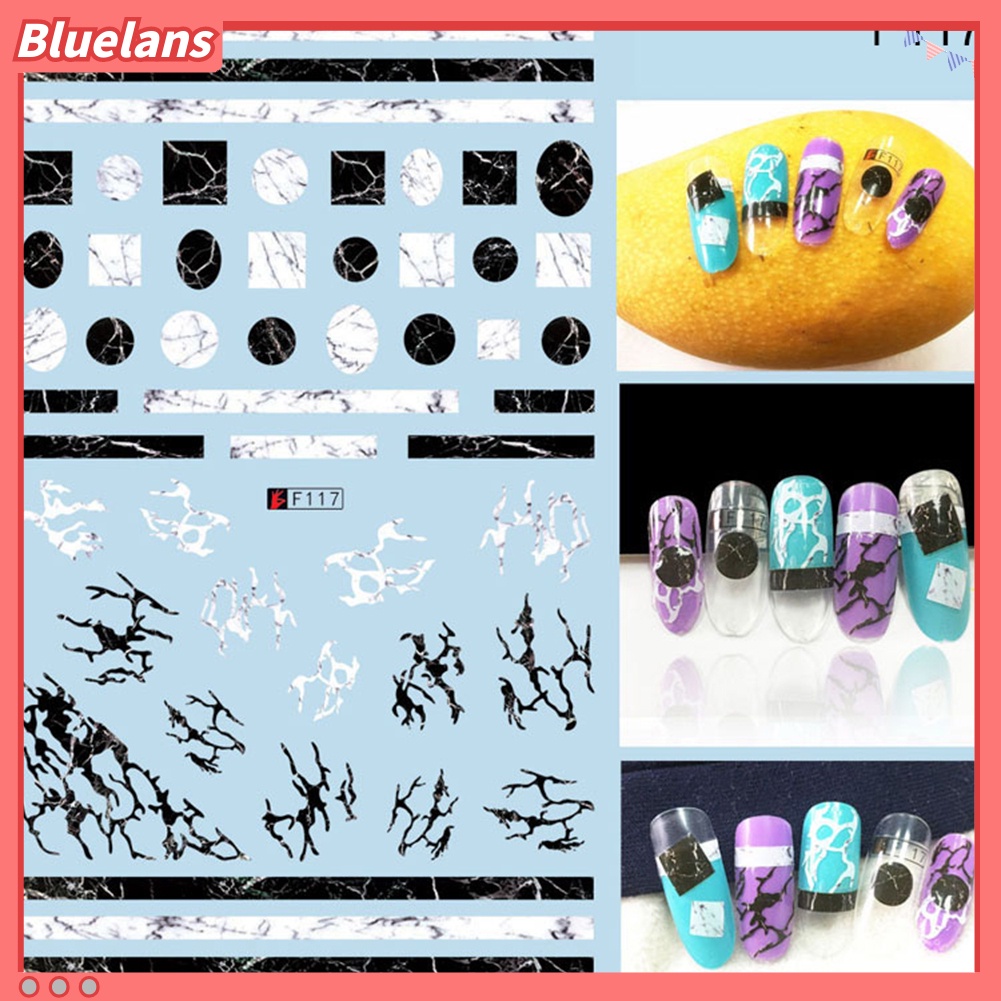 [BLM] 1lembar Huruf Panda Decal Nail Art Stiker DIY Tips Dekorasi Manicure Tools