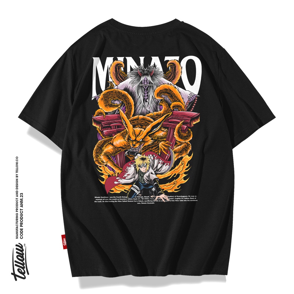 Kaos anime Naruto_ Minato Namikaze vs Kurama