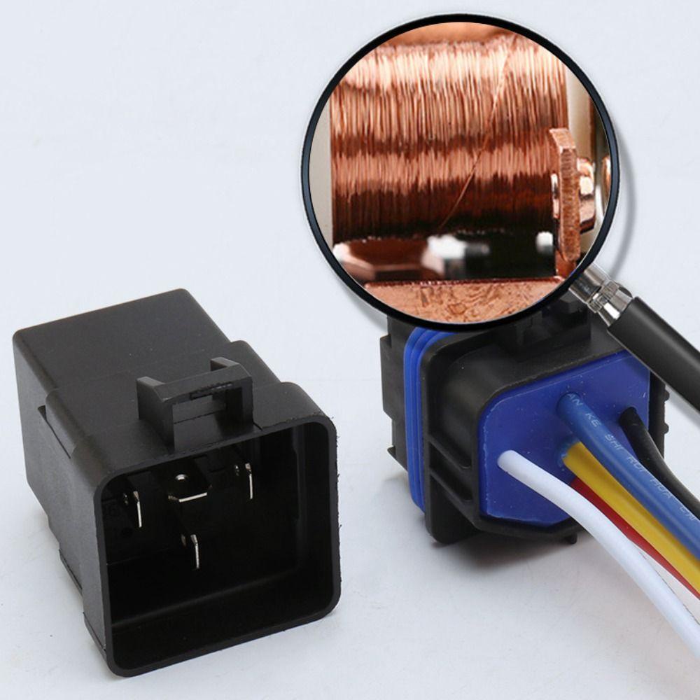 Relay 12V Populer 5pin Dengan Harness Bosch Style DC 12volt Relay