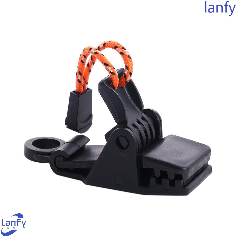 Lanfy Tenda Klip Buaya Aksesoris Luar Ruangan Camping Windproof Awning Clamp Outdoor Alat Crocodilian Tabernacle Clamp