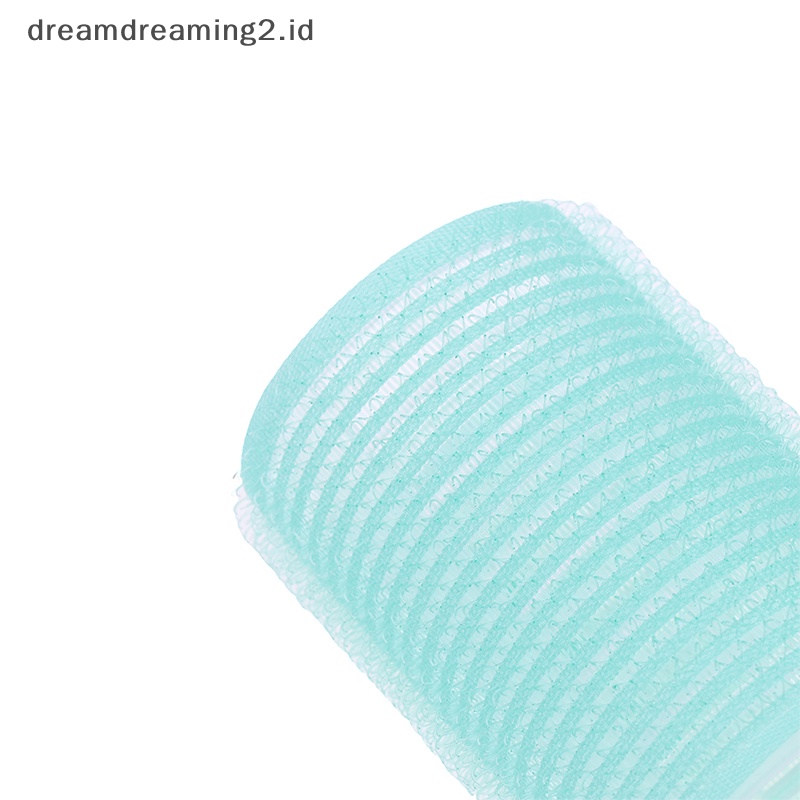 (drea) 6pcs Rol Rambut Self Grip Menempel Beda Ukuran DIY Hairdressing Hair Curlers//