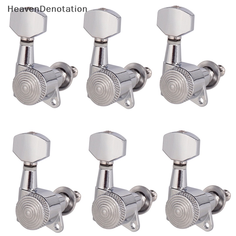 [HeavenDenotation] 6pcs Locked string tuning pegs key tuners Kepala Mesin Untuk Aksesori Gitar HDV