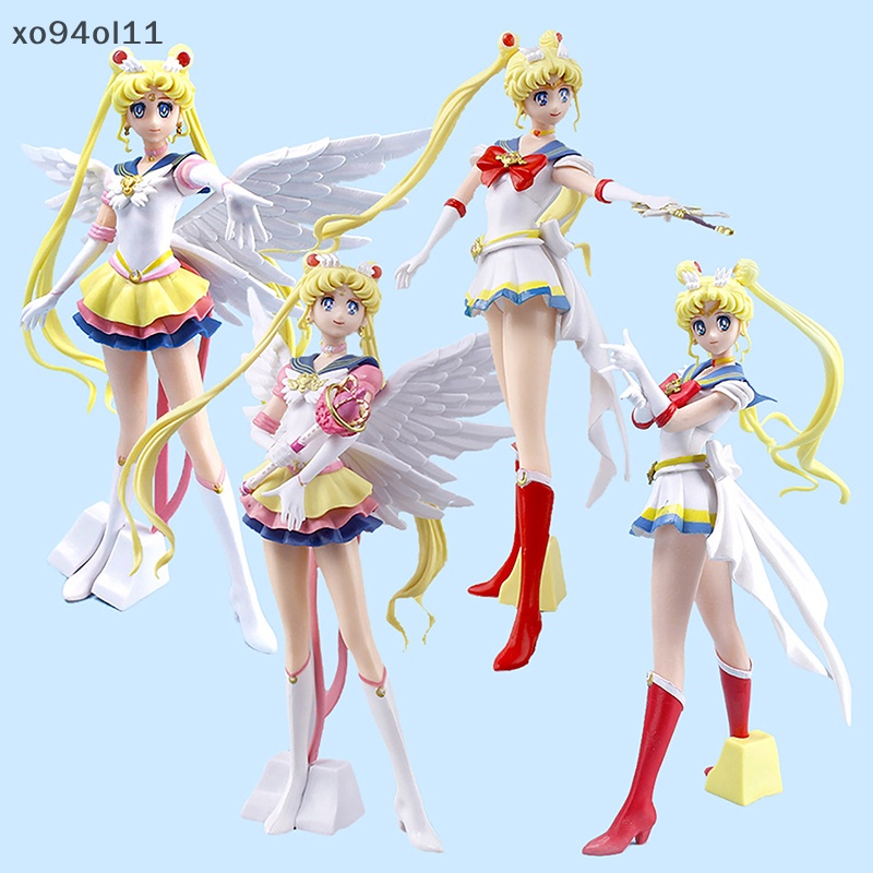 Xo Sailor Moon Anime Figure Tsukino Usagi Princess Serenity Peripheral Action Mainan OL