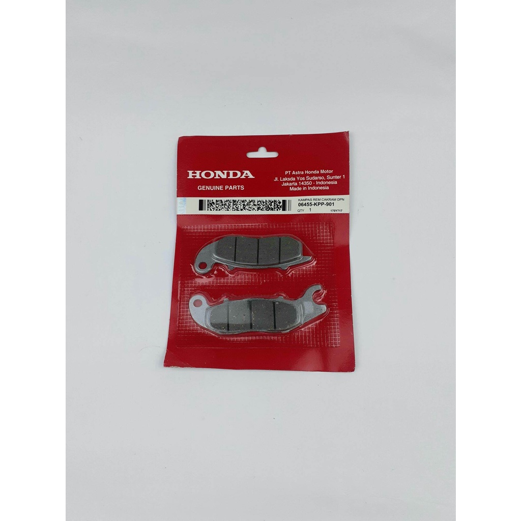 Kampas Rem Depan Honda Tiger - Mega Pro - Supra X 125 - Revo - Verza - Cb 150 Kode 06455-KPP-901