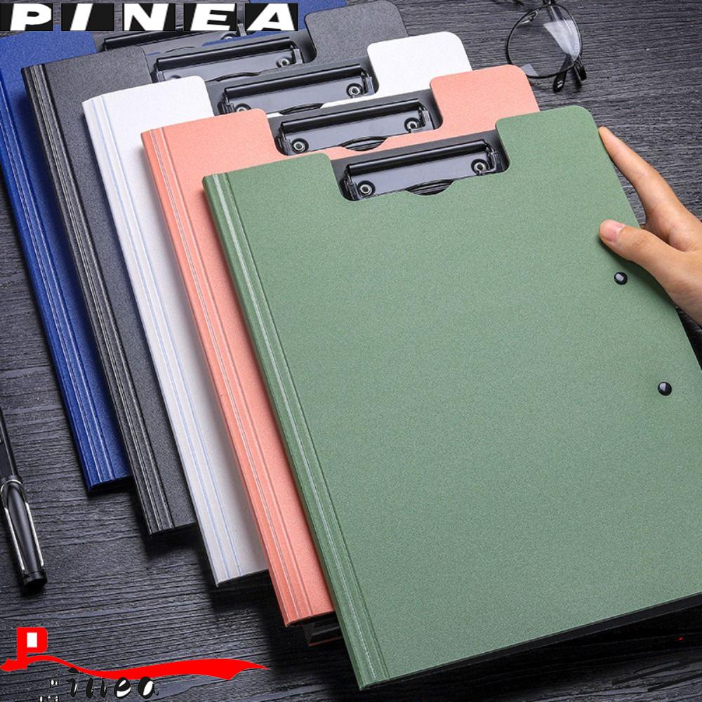 Nanas A4 File Folder Hadiah Siswa Test Paper Storage Organizer Dengan Klip Klip Papan Ganda