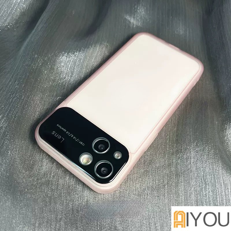 IPHONE Casing TPU Soft Bening Jendela Besar/Black/White/Pink] Kompatibel Untuk Casing Iphone12 Pro13 14 pro max