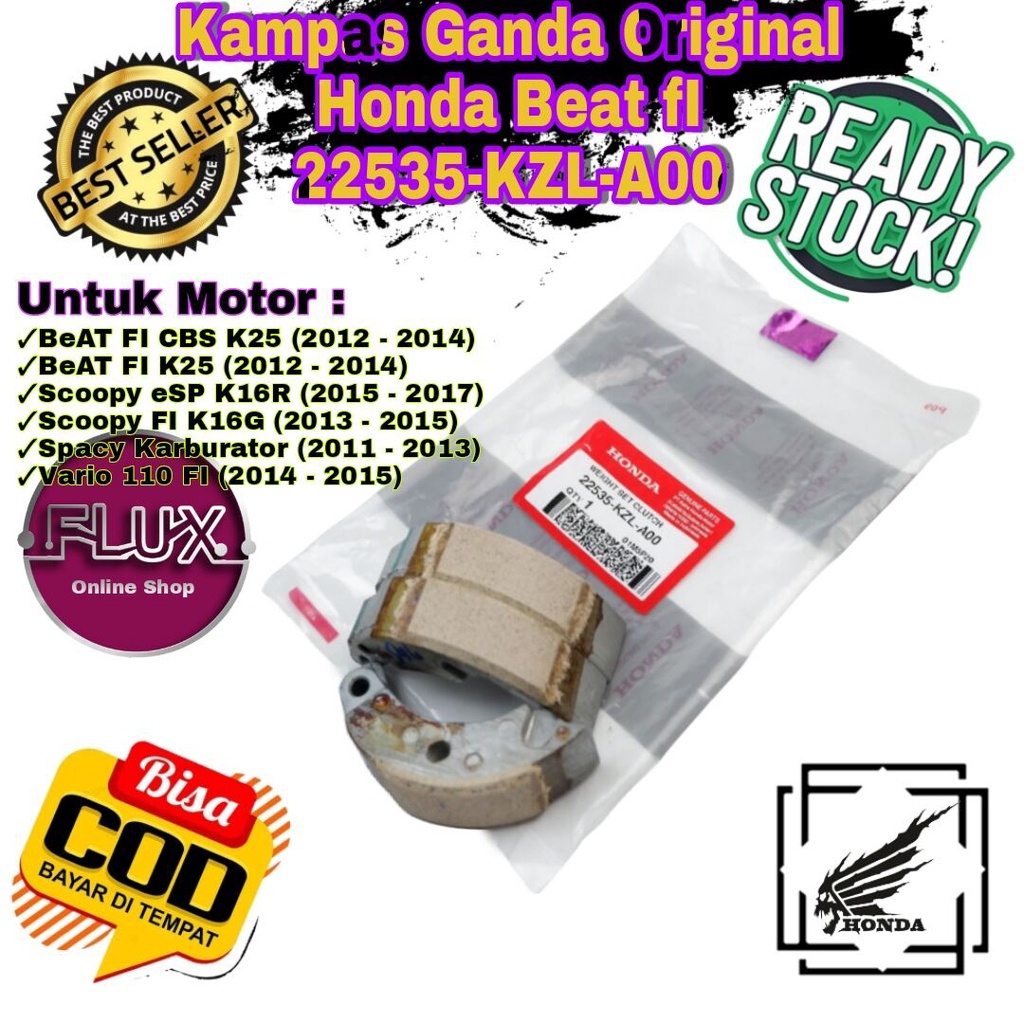 Kampas Ganda Beat fi 2012-2014 Original Scoopy Spacy Karbu Fi Original 22535-KZL-A00 Beat FI CBS K25 (2012 - 2014)