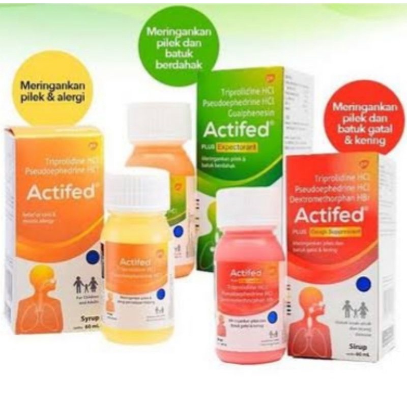 Actifed Syrup 60ml ORIGINAL-BPOM