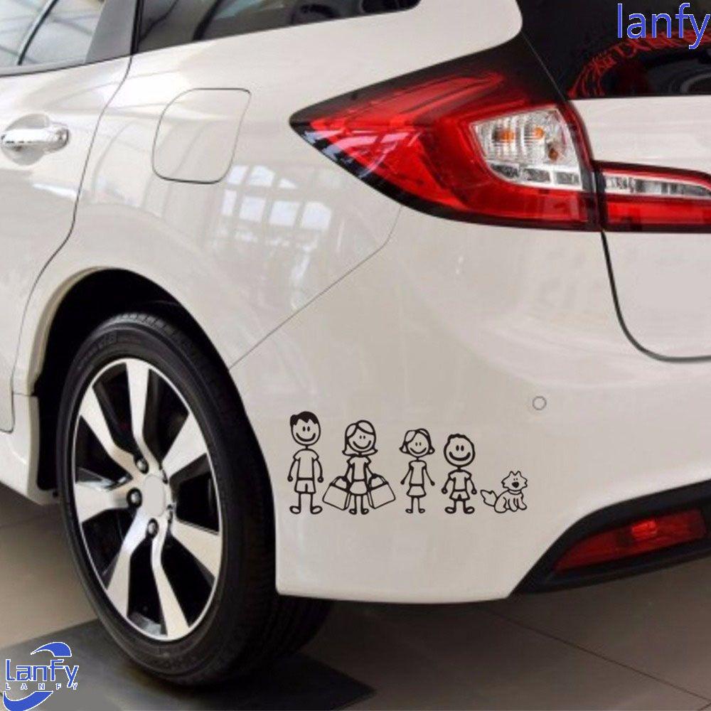 Lanfy Stiker Mobil Lucu Decal Stiker Truck Auto