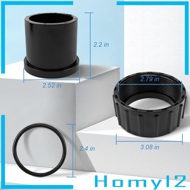 [HOMYL2] Union Replacement Pompa Kolam PVC Tahan Suhu Tinggi Tahan Lama Union