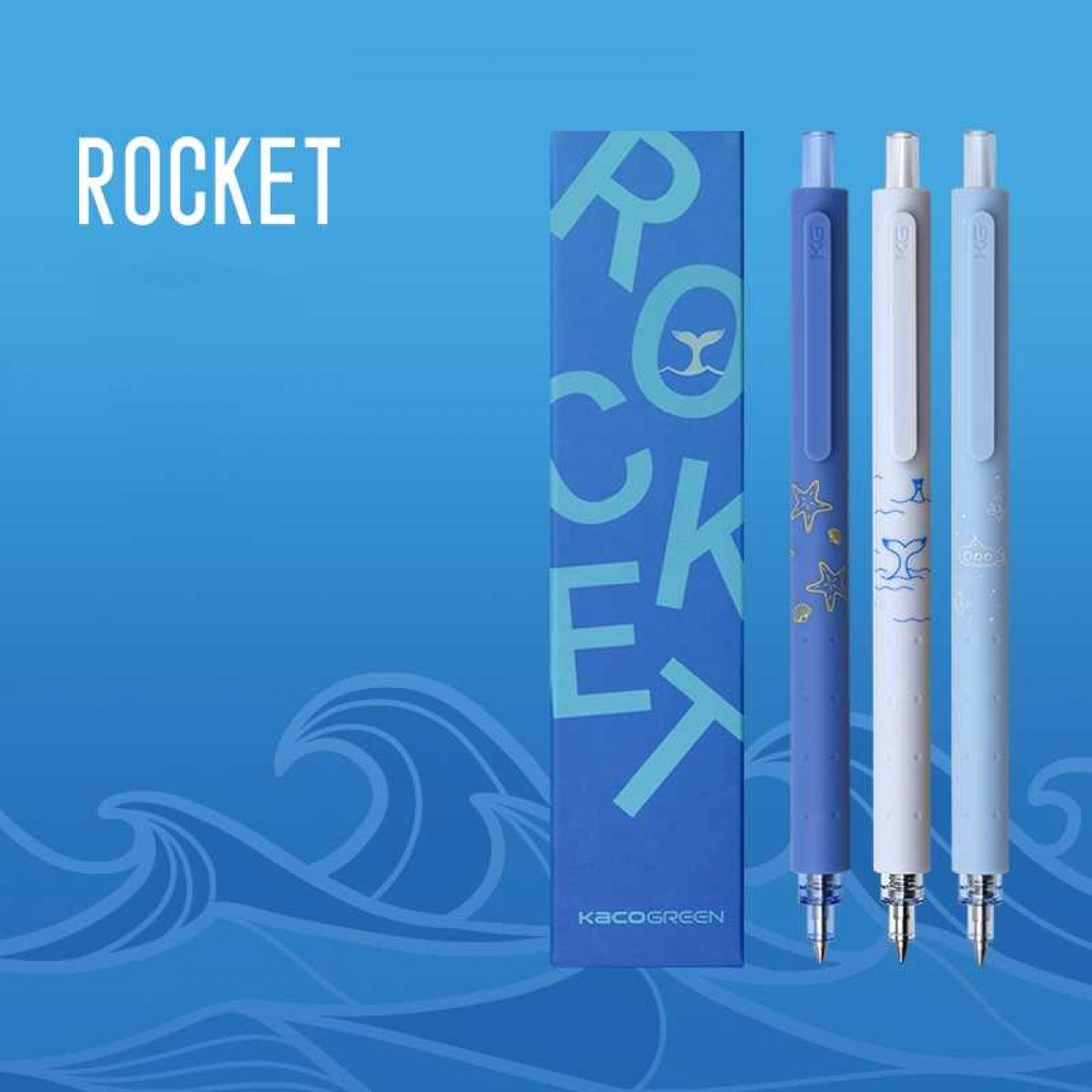 

Pena Pulpen Gel Marine Pen 0.5mm Tinta Hitam 3 PCS - K1028