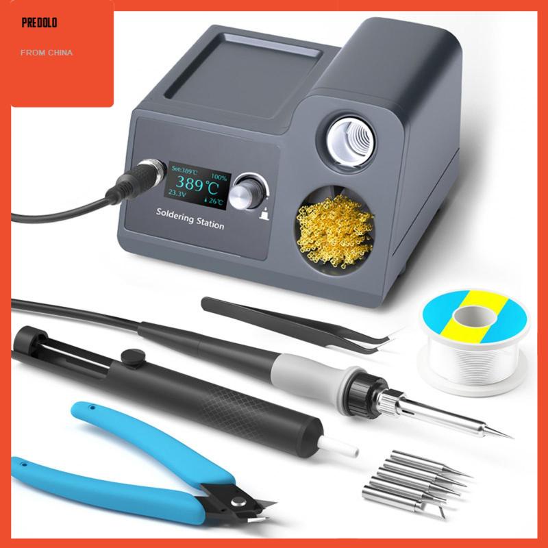 [Predolo] 65w Soldering Station Stasiun Solder Digital Untuk Perawatan Hp Laptop